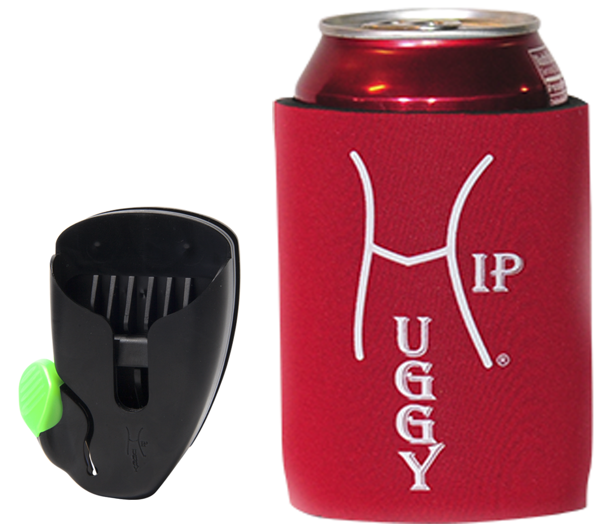 Small Hands Free Beer & Drink Holder/Carrier (RED) - Hip Huggy