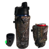 EXTRA LARGE HANDS FREE BEER,WATER BOTTLE & DRINK HOLDER/CARRIER  (WICKED WILLOW CAMOUFLAGE)