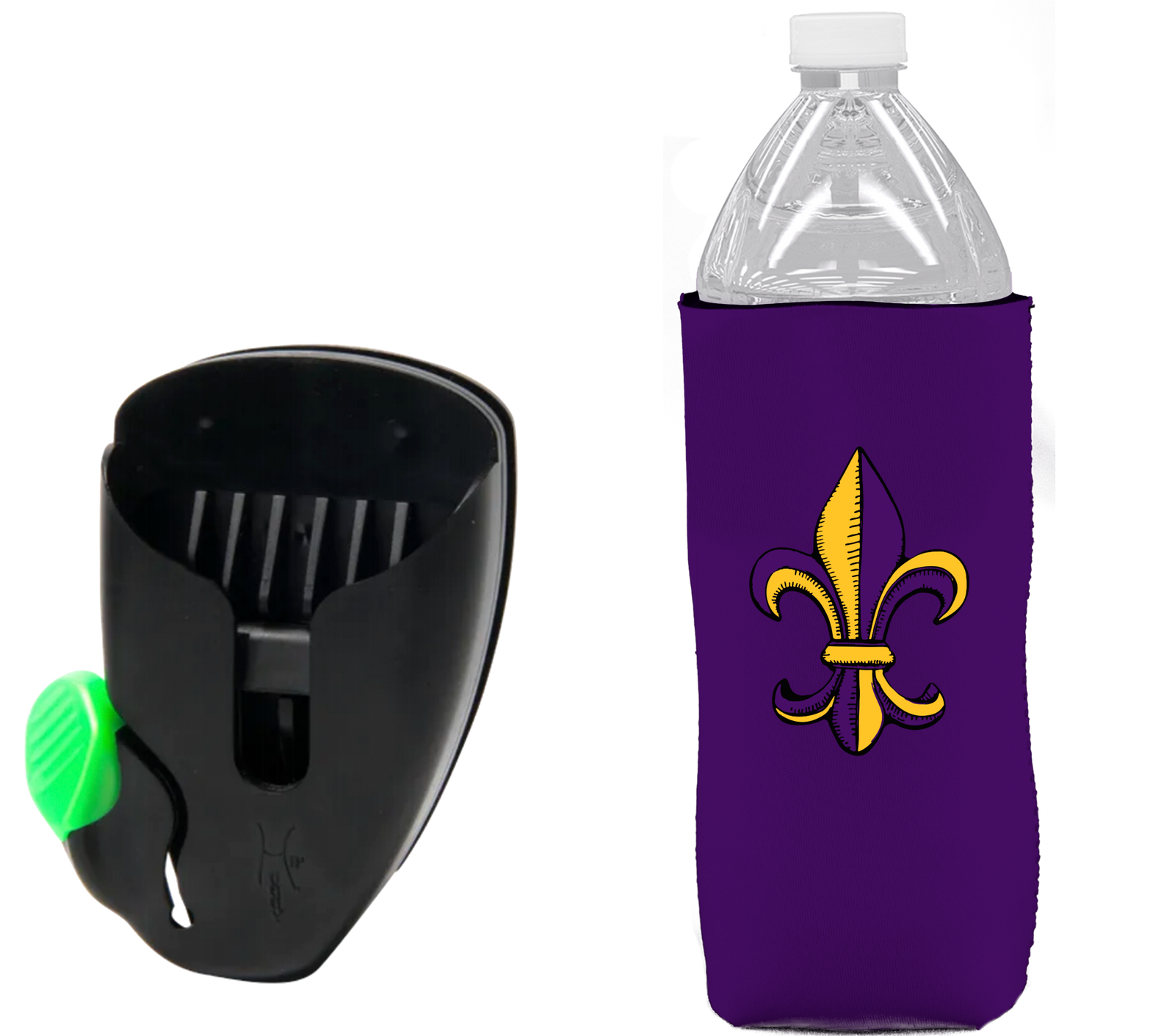 Waterbottle Purple Fleur De Lis